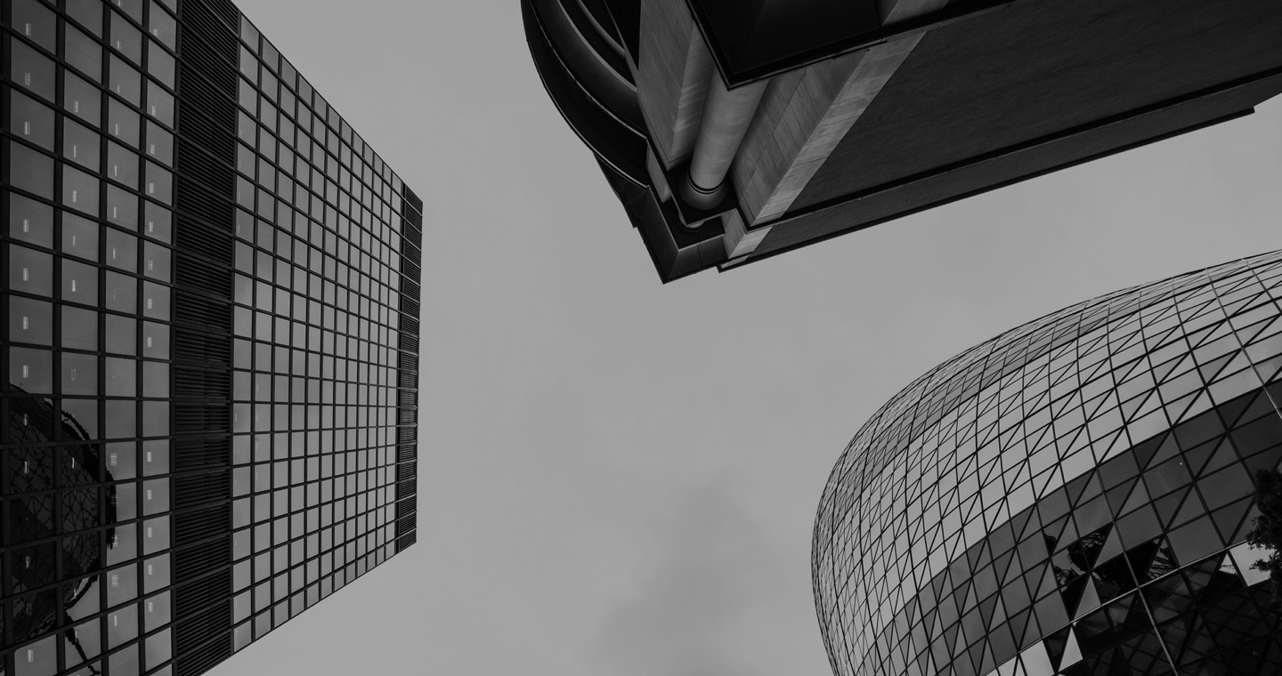 Corporate financial district architecture representing institutional private equity and capital growth